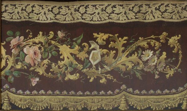 Scuola italiana, sec. XIX  - Asta GIOIELLI, ARGENTI, DIPINTI, ARREDI E OGGETTI D'ARTE - Poggio Bracciolini Casa d'Aste