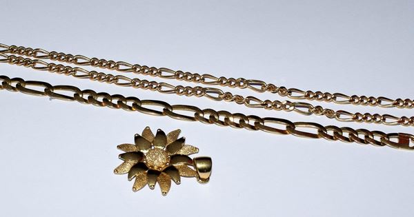 COLLANA, BRACCIALE E PENDENTE IN ORO GIALLO&nbsp;&nbsp;&nbsp;&nbsp;&nbsp;&nbsp;&nbsp;&nbsp;&nbsp;&nbsp;&nbsp;&nbsp;&nbsp;&nbsp;&nbsp;&nbsp;&nbsp;&nbsp;&nbsp;&nbsp;&nbsp;&nbsp;&nbsp;&nbsp;&nbsp;&nbsp;&nbsp;&nbsp;