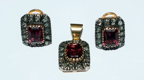 DEMI-PARURE IN ORO, ARGENTO , QUARZI E DIAMANTI&nbsp;&nbsp;&nbsp;&nbsp;&nbsp;&nbsp;&nbsp;&nbsp;&nbsp;&nbsp;&nbsp;&nbsp;&nbsp;&nbsp;&nbsp;&nbsp;&nbsp;&nbsp;&nbsp;&nbsp;&nbsp;&nbsp;&nbsp;&nbsp;&nbsp;&nbsp;&nbsp;