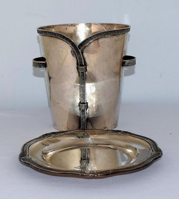 PORTABOTTIGLIE , SEC. XX  - Asta GIOIELLI, ARREDI D'ANTIQUARIATO, E DIPINTI DAL XVI AL XX SECOLO - Poggio Bracciolini Casa d'Aste