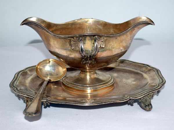 SALSIERA , PARIGI , FINE SEC. XIX , ARGENTIERE  - Asta GIOIELLI, ARREDI D'ANTIQUARIATO, E DIPINTI DAL XVI AL XX SECOLO - Poggio Bracciolini Casa d'Aste
