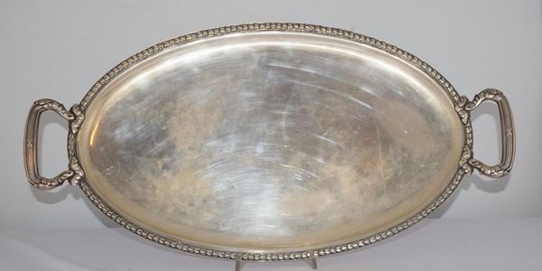VASSOIO , SEC. XX  - Asta GIOIELLI, ARREDI D'ANTIQUARIATO, E DIPINTI DAL XVI AL XX SECOLO - Poggio Bracciolini Casa d'Aste