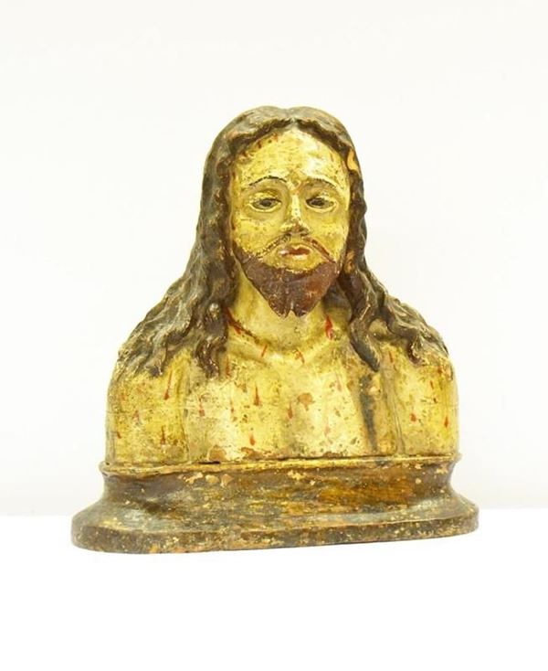 Scultura, sec. XVII, in terracotta policroma,