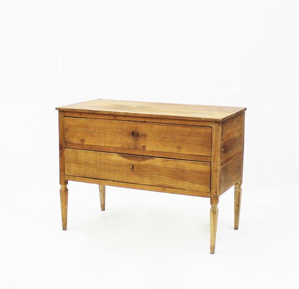 Cassettone, Toscana, fine sec. XVIII, in ciliegio, piano rettangolare,&nbsp;&nbsp;&nbsp;&nbsp;