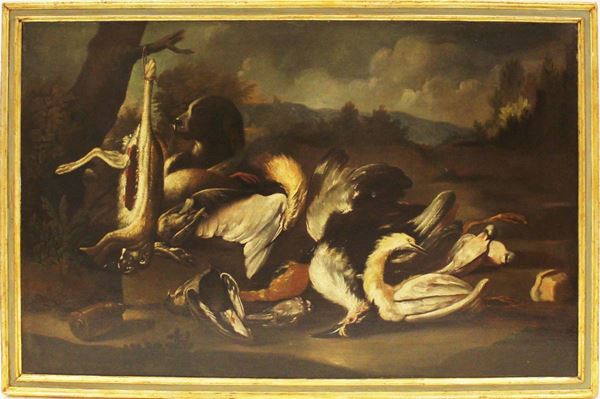 Scuola italiana, sec. XVIII  - Asta GIOIELLI, ARREDI D'ANTIQUARIATO, E DIPINTI DAL XVI AL XX SECOLO - Poggio Bracciolini Casa d'Aste