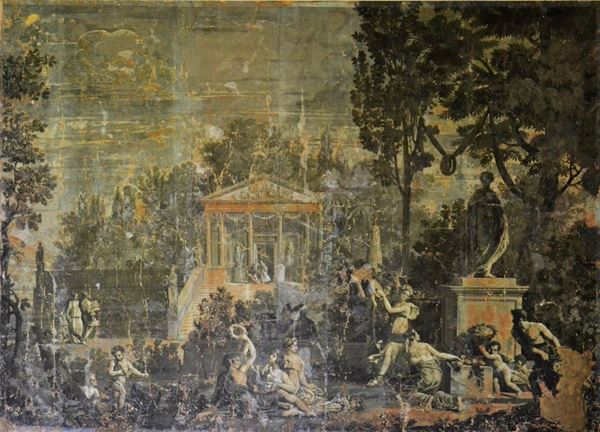 Papier moccia, sec. XIX