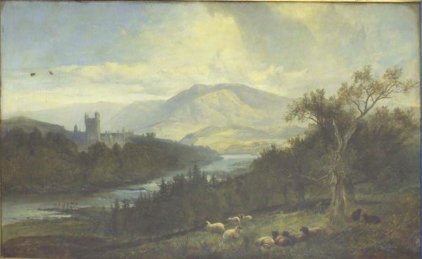 Scuola inglese, fine sec. XIX  - Asta GIOIELLI, ARREDI D'ANTIQUARIATO, E DIPINTI DAL XVI AL XX SECOLO - Poggio Bracciolini Casa d'Aste