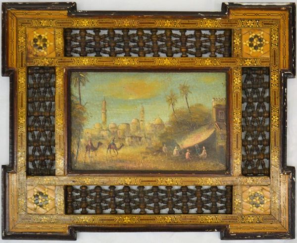 Scuola del sec. XX  - Asta GIOIELLI, ARREDI D'ANTIQUARIATO, E DIPINTI DAL XVI AL XX SECOLO - Poggio Bracciolini Casa d'Aste