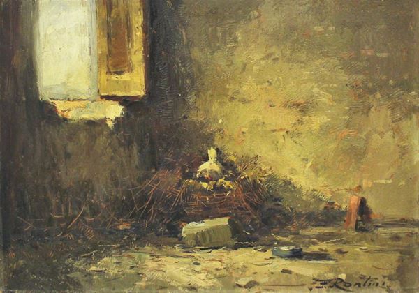 Ferruccio Rontini  - Asta GIOIELLI, ARREDI D'ANTIQUARIATO, E DIPINTI DAL XVI AL XX SECOLO - Poggio Bracciolini Casa d'Aste