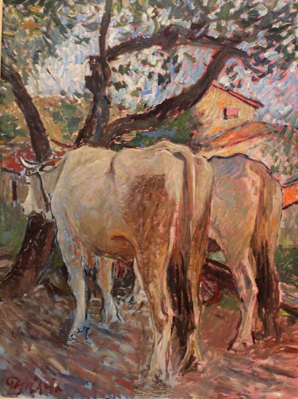 Paulo Ghiglia               - Asta GIOIELLI, ARREDI D'ANTIQUARIATO, E DIPINTI DAL XVI AL XX SECOLO - Poggio Bracciolini Casa d'Aste