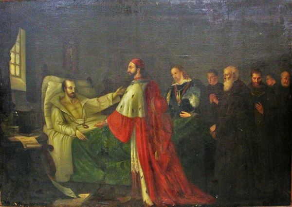 Scuola italiana, inizi sec. XX&nbsp;  - Asta GIOIELLI, ARREDI D'ANTIQUARIATO, E DIPINTI DAL XVI AL XX SECOLO - Poggio Bracciolini Casa d'Aste