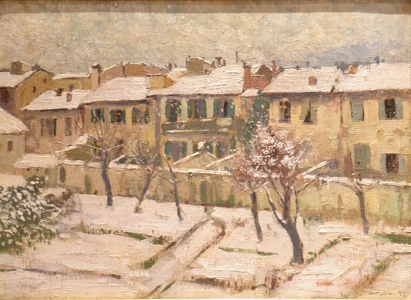 Scuola Italiana, sec. XX  - Asta GIOIELLI, ARREDI D'ANTIQUARIATO, E DIPINTI DAL XVI AL XX SECOLO - Poggio Bracciolini Casa d'Aste