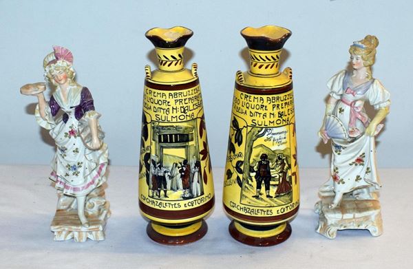 Coppia di sculture , sec. XX  - Asta GIOIELLI, ARGENTI, DIPINTI E OGGETTI D'ARTE ANTICA E CONTEMPORANEA - Poggio Bracciolini Casa d'Aste
