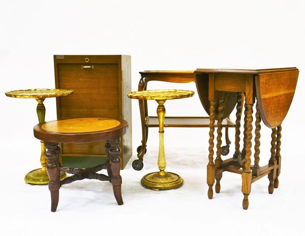 Mobiletto a saracinesca, sec. XX,  - Asta GIOIELLI, ARGENTI, DIPINTI E OGGETTI D'ARTE ANTICA E CONTEMPORANEA - Poggio Bracciolini Casa d'Aste