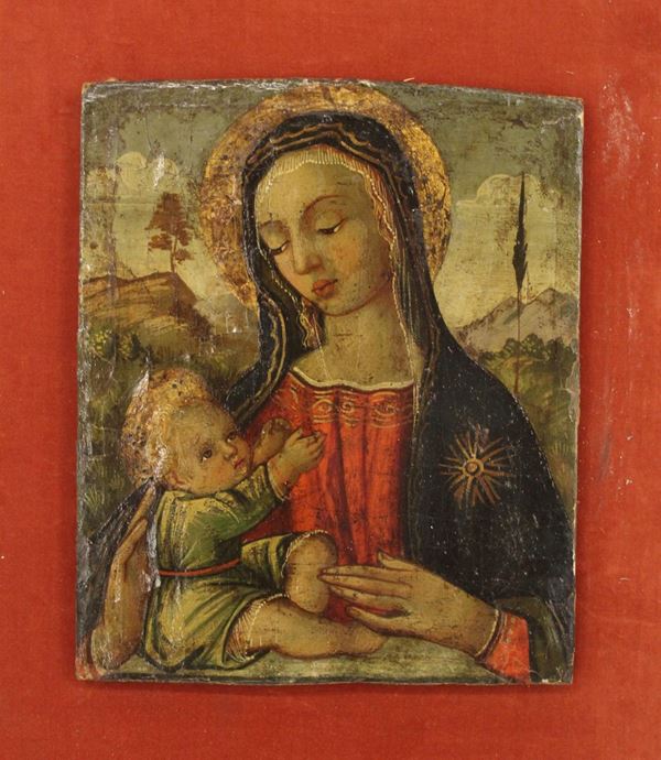 Scuola italiana, sec. XX  - Asta GIOIELLI, ARGENTI, DIPINTI E OGGETTI D'ARTE ANTICA E CONTEMPORANEA - Poggio Bracciolini Casa d'Aste