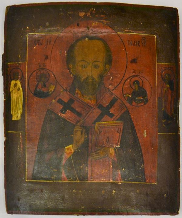 Scuola Russa, sec. XIX  - Asta GIOIELLI, ARGENTI, DIPINTI E OGGETTI D'ARTE ANTICA E CONTEMPORANEA - Poggio Bracciolini Casa d'Aste