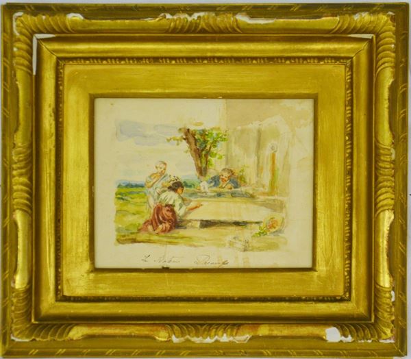 Alessandro Gabriele Decamps  - Asta GIOIELLI, ARGENTI, DIPINTI E OGGETTI D'ARTE ANTICA E CONTEMPORANEA - Poggio Bracciolini Casa d'Aste