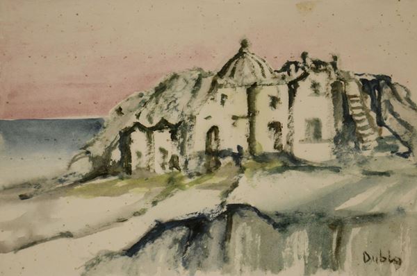 Scuola Italiana, sec. XX  - Asta GIOIELLI, ARGENTI, DIPINTI E OGGETTI D'ARTE ANTICA E CONTEMPORANEA - Poggio Bracciolini Casa d'Aste