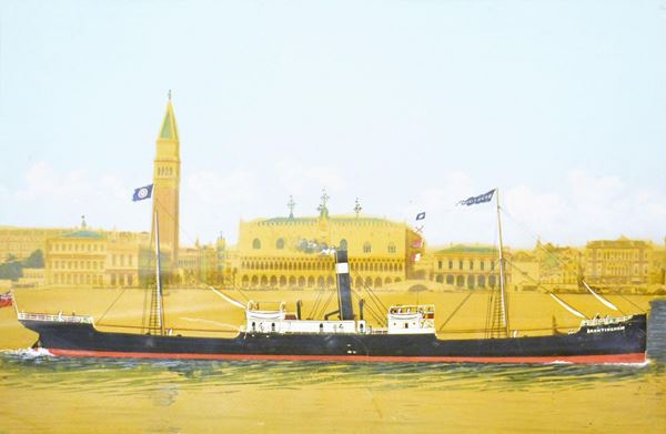 Scuola Inglese, inizi sec. XX  - Asta GIOIELLI, ARGENTI, DIPINTI E OGGETTI D'ARTE ANTICA E CONTEMPORANEA - Poggio Bracciolini Casa d'Aste