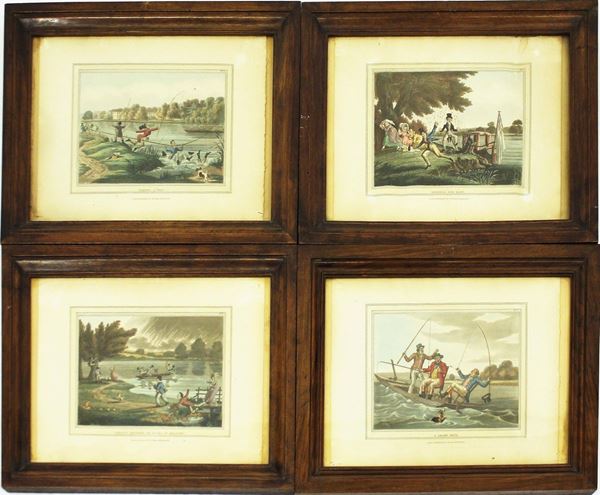 Scuola inglese, fine sec. XIX  - Asta GIOIELLI, ARGENTI, DIPINTI E OGGETTI D'ARTE ANTICA E CONTEMPORANEA - Poggio Bracciolini Casa d'Aste
