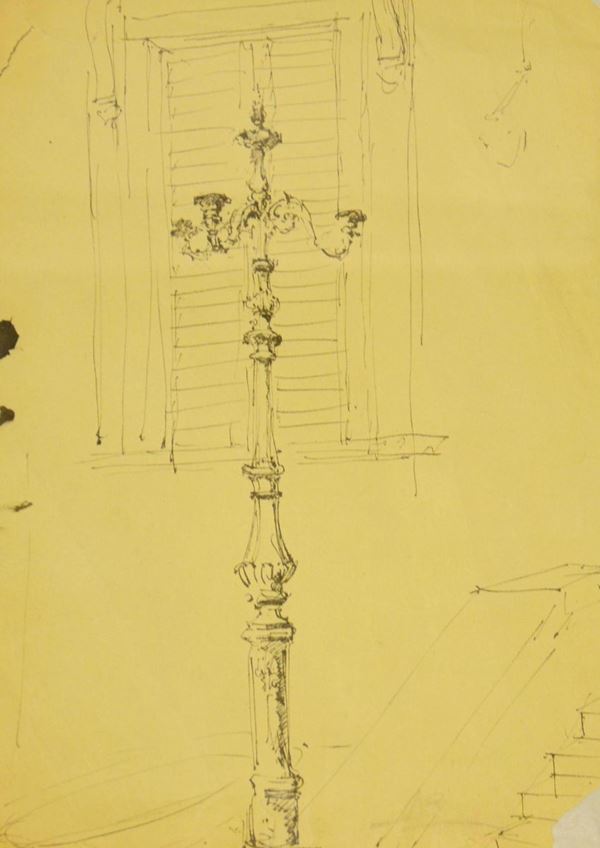 Scuola Italiana, sec. XX  - Asta GIOIELLI, ARGENTI, DIPINTI E OGGETTI D'ARTE ANTICA E CONTEMPORANEA - Poggio Bracciolini Casa d'Aste