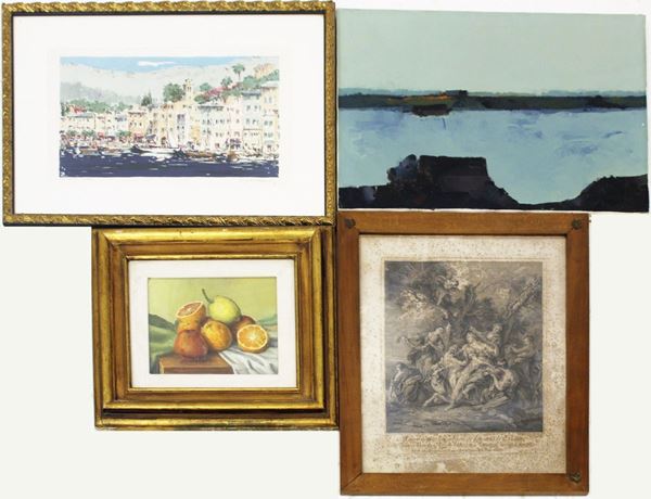 Incisione all' acquaforte, sec. XIX&nbsp;  - Asta ASTA A TEMPO - ANTIQUARIATO E COLLEZIONISMO - Poggio Bracciolini Casa d'Aste