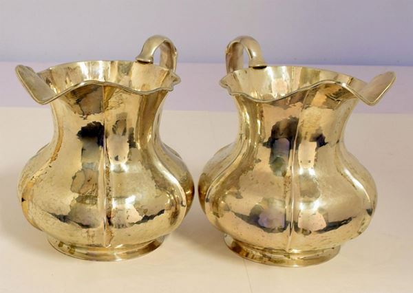 COPPIA DI BROCCHE, SEC. XX , FIRENZE ARGENTIERE