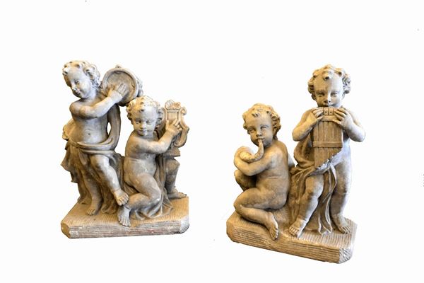 Coppia di sculture, sec. XX&nbsp;&nbsp;&nbsp;&nbsp;&nbsp;&nbsp;&nbsp;&nbsp;&nbsp;&nbsp;&nbsp;&nbsp;&nbsp;&nbsp;&nbsp;&nbsp;&nbsp;&nbsp;&nbsp;&nbsp;&nbsp;&nbsp;&nbsp;&nbsp;&nbsp;&nbsp;&nbsp;&nbsp;&nbsp;&nbsp;&nbsp;&nbsp;&nbsp;&nbsp;&nbsp;&nbsp;&nbsp;&nbsp;&nbsp;&nbsp;&nbsp;&nbsp;&nbsp;&nbsp;&nbsp;&nbsp;&nbsp;