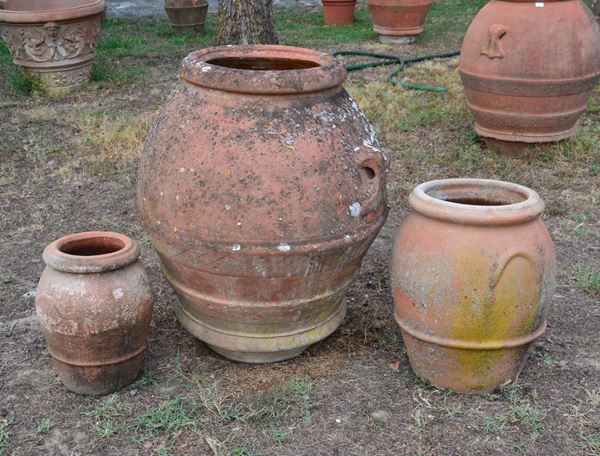Orcio, sec. XX, in terracotta, (rotture)