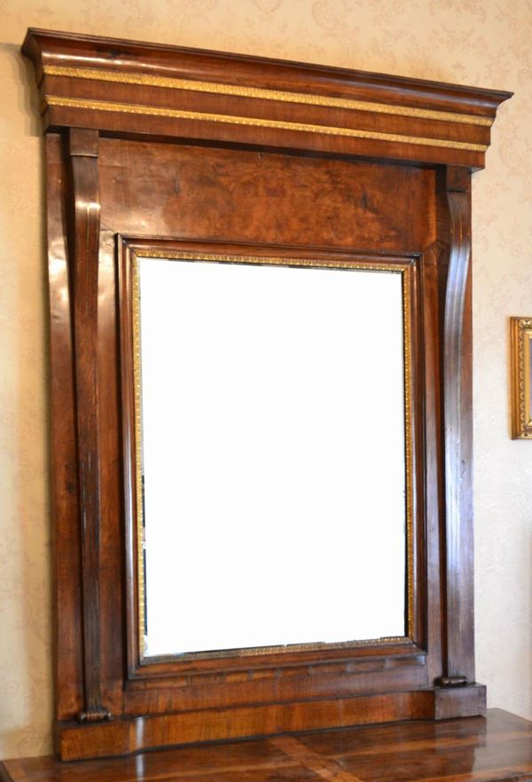 Specchiera, inizi sec. XX, entro cornice