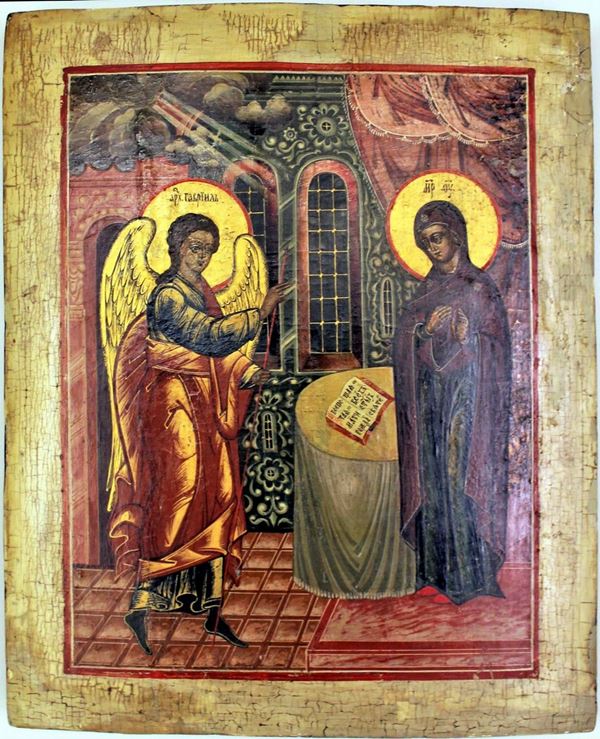 Scuola russa, sec. XIX  - Asta GIOIELLI, ARGENTI, ARREDI, OGGETTI D'ARTE E DIPINTI - Poggio Bracciolini Casa d'Aste