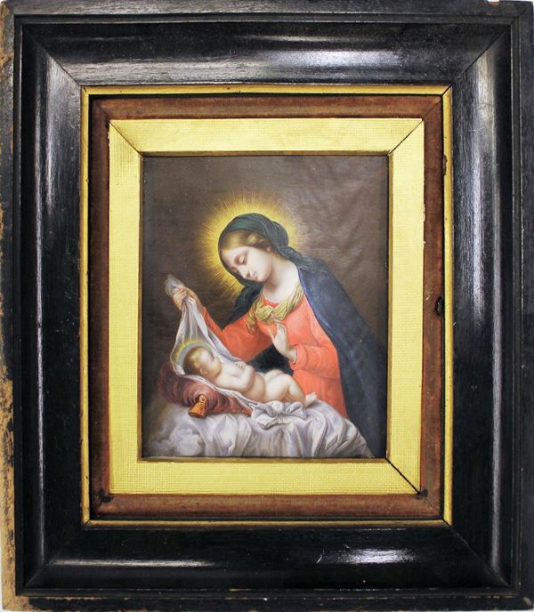 Scuola italiana, sec. XIX  - Asta GIOIELLI, ARGENTI, ARREDI, OGGETTI D'ARTE E DIPINTI - Poggio Bracciolini Casa d'Aste