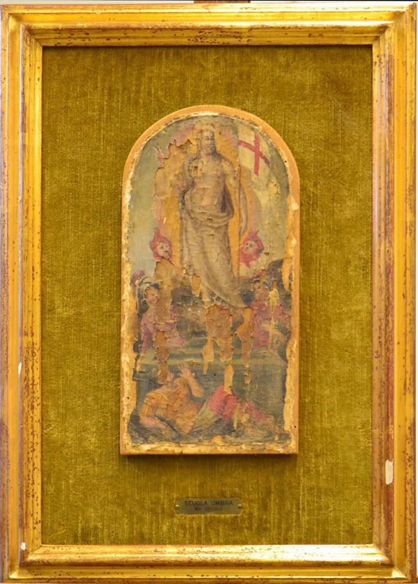 Scuola dell'italia centrale, sec. XVI  - Asta GIOIELLI, ARGENTI, ARREDI, OGGETTI D'ARTE E DIPINTI - Poggio Bracciolini Casa d'Aste