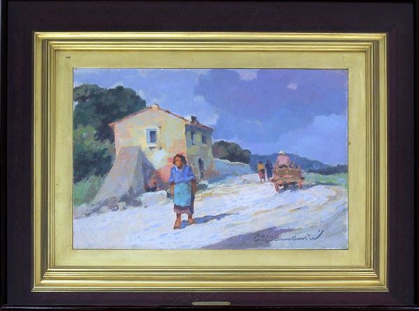 Carlo Domenici  - Asta GIOIELLI, ARGENTI, ARREDI, OGGETTI D'ARTE E DIPINTI - Poggio Bracciolini Casa d'Aste