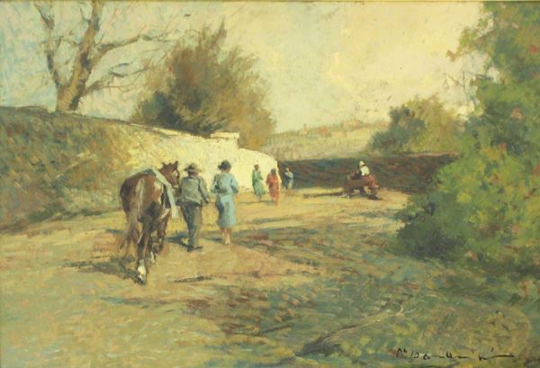 Carlo Domenici  - Asta GIOIELLI, ARGENTI, ARREDI, OGGETTI D'ARTE E DIPINTI - Poggio Bracciolini Casa d'Aste