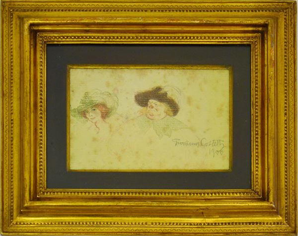 Giovanni Costetti  - Asta GIOIELLI, ARGENTI, ARREDI, OGGETTI D'ARTE E DIPINTI - Poggio Bracciolini Casa d'Aste