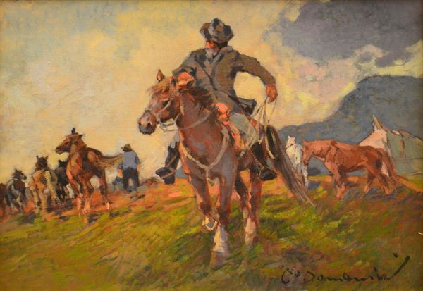 Carlo Domenici  - Asta GIOIELLI, ARGENTI, ARREDI, OGGETTI D'ARTE E DIPINTI - Poggio Bracciolini Casa d'Aste