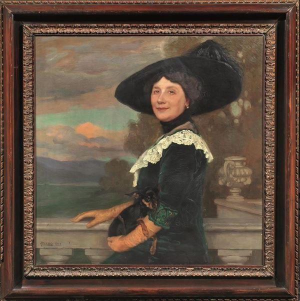 Alberto Zardo ( 1876 - 1959 )  - Asta GIOIELLI, ARGENTI, ARREDI, OGGETTI D'ARTE E DIPINTI - Poggio Bracciolini Casa d'Aste