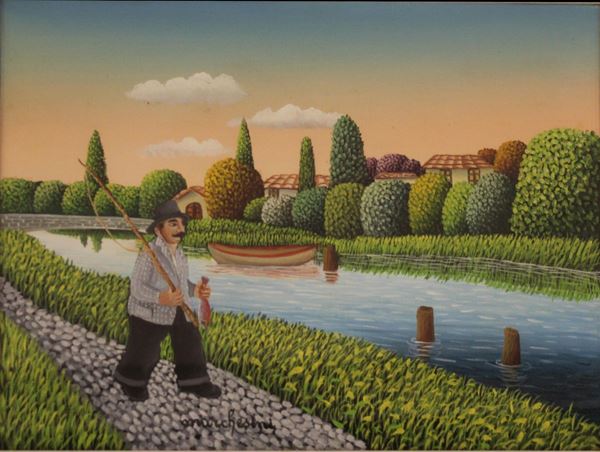 Cesare Marchesini          - Asta GIOIELLI, ARGENTI, ARREDI, OGGETTI D'ARTE E DIPINTI - Poggio Bracciolini Casa d'Aste