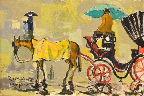 Rodolfo Marma  - Asta GIOIELLI, ARGENTI, ARREDI, OGGETTI D'ARTE E DIPINTI - Poggio Bracciolini Casa d'Aste