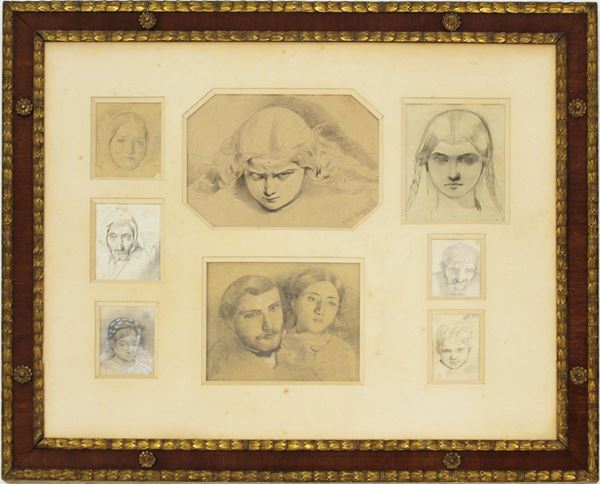 Scuola italiana, inizi sec. XX  - Asta GIOIELLI, ARGENTI, ARREDI, OGGETTI D'ARTE E DIPINTI - Poggio Bracciolini Casa d'Aste