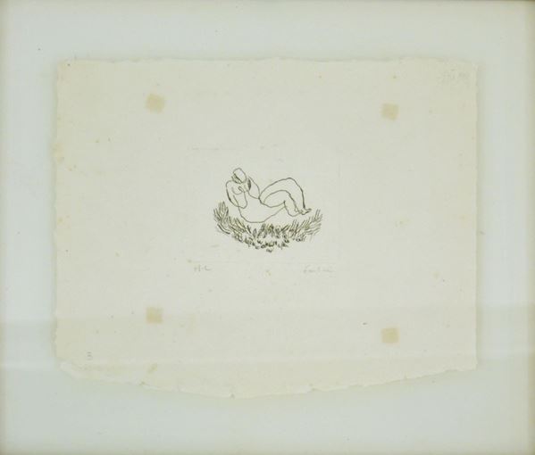 Jean Foutrier  - Asta GIOIELLI, ARGENTI, ARREDI, OGGETTI D'ARTE E DIPINTI - Poggio Bracciolini Casa d'Aste