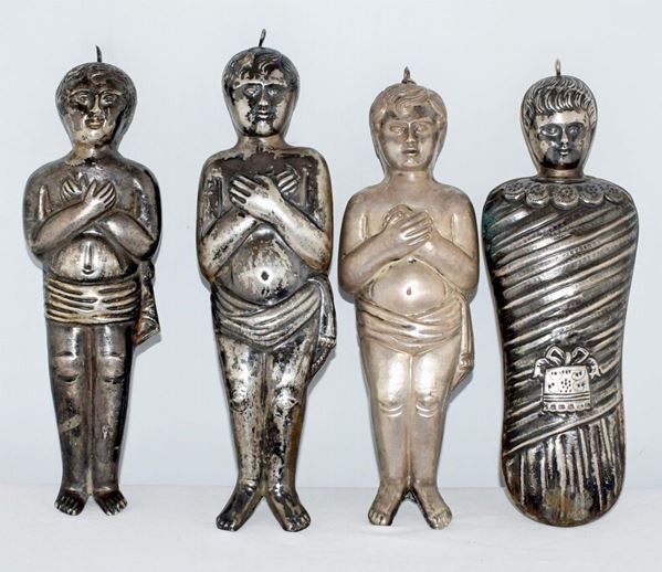 QUATTRO EX VOTO SEC. XIX                                            