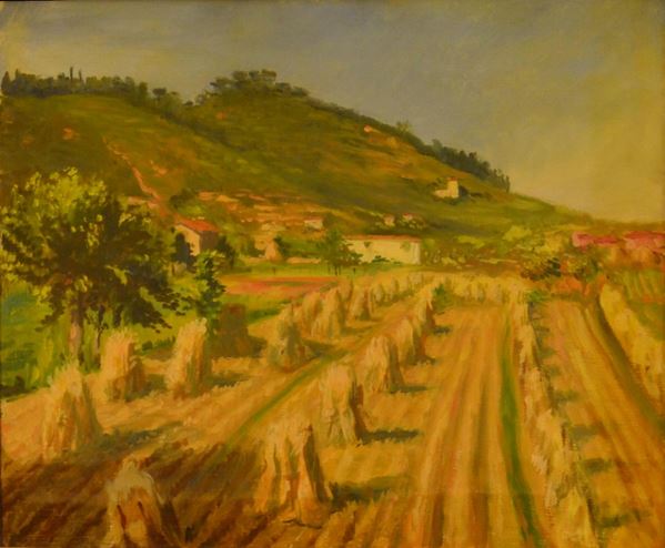Scuola italiana, sec. XX                                                    - Asta ASTA A TEMPO- GIOIELLI, ARREDI D'ANTIQUARIATO, DIPINTI E SCULTURE - Poggio Bracciolini Casa d'Aste