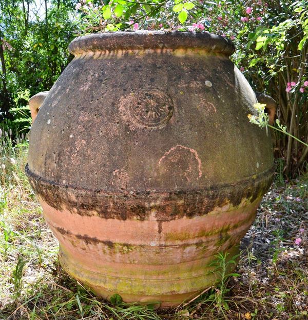 Orcio, sec. XIX, in terracotta,                                           