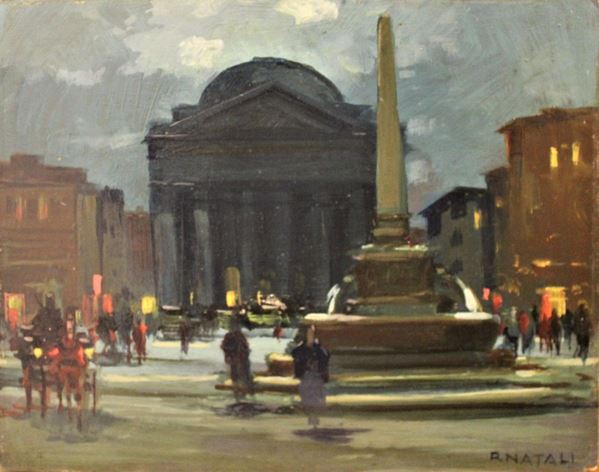 Renato Natali                                                               - Asta ASTA A TEMPO- GIOIELLI, ARREDI D'ANTIQUARIATO, DIPINTI E SCULTURE - Poggio Bracciolini Casa d'Aste