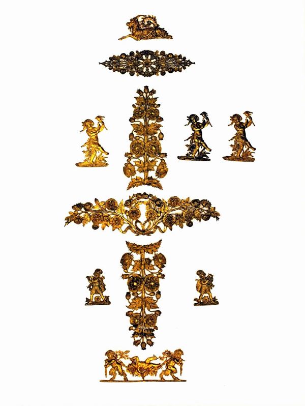 Undici guarnizioni per mobilia  - Asta ASTA A TEMPO- GIOIELLI, ARREDI D'ANTIQUARIATO, DIPINTI E SCULTURE - Poggio Bracciolini Casa d'Aste
