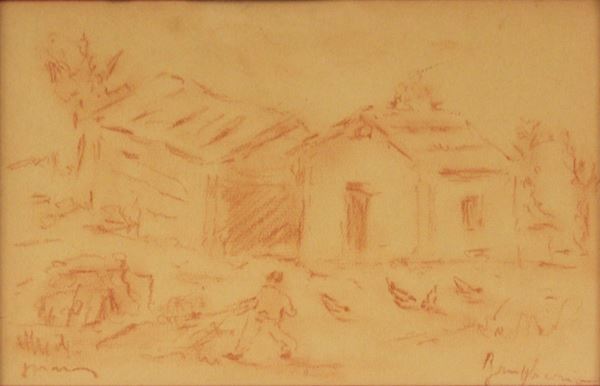 Scuola italiana, sec. XX                                                    - Asta ASTA A TEMPO- GIOIELLI, ARREDI D'ANTIQUARIATO, DIPINTI E SCULTURE - Poggio Bracciolini Casa d'Aste