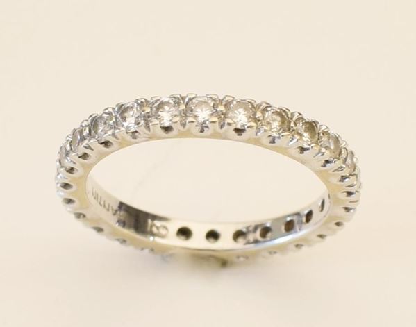ETERNELLE IN ORO BIANCO E DIAMNATI