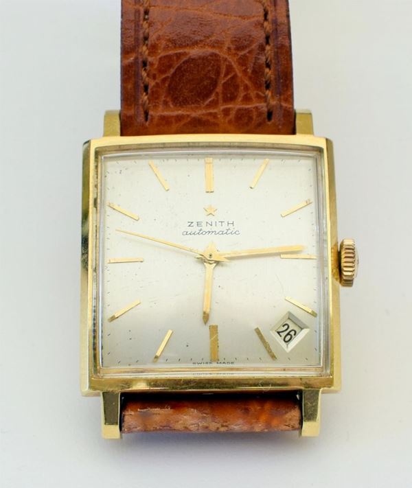 OROLOGIO DA POLSO ZENITH IN ORO GIALLO  - Asta ANTIQUARIATO, COLLEZIONISMO E GIOIELLI - Poggio Bracciolini Casa d'Aste